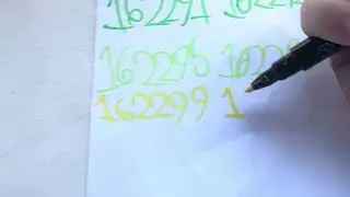 Writing Counting ✍️ 162300