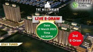 Signature Global Millennia 3 Live 3rd Edraw || Signature Millennia 3 Draw Result || Millennia 3 Draw
