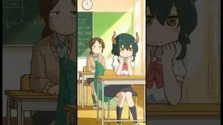 Nobody expected this from the dragon girl #anime #trending
