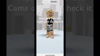 NEW IDLE ANIMATION!! (ITS FREE?!) #roblox #mm2 #robloxanimation