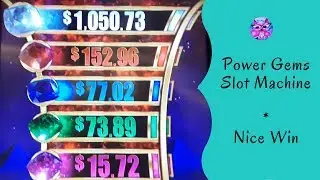Power Gems Slot Machine - Nice win - Miss Kitty Slot