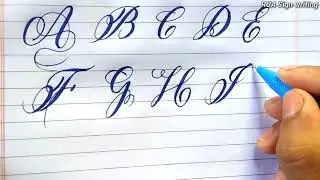 Calligraphy Alphabets | Calligraphy Letters for beginners