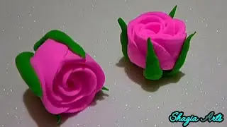DIY Clay Rose 🌸 | Quick and Easy Flower Making