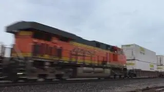 BNSF intermodal/UPS train on the BNSF Transcon