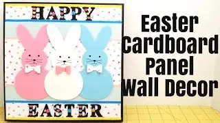 Easter Cardboard Panel Wall Decor | Nanda's Crafts