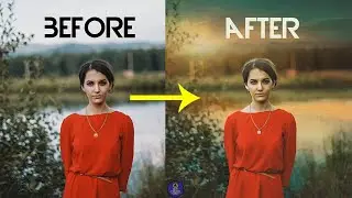 Photoshop unique post processing technique