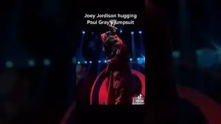 Joey Jordison hugging Paul Jumpsuit, Credit by Tiktok joeyjordison #joeyjordison #paulgray #slipknot