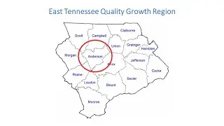 Anderson County, Tennessee Population at the Speed of Life 2020