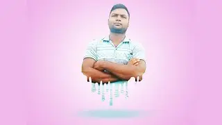 Dripping Effect - Photo Editing tutorial - Photoshop cc 2025 in bangla tutorial
