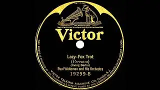 1924 Paul Whiteman - Lazy