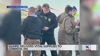 Emergency supplies arrive in Corinth, Mississippi