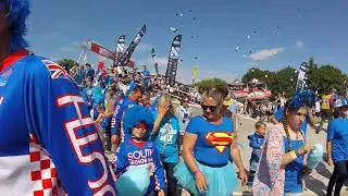 Region Parade at the British BMX Championships 2017