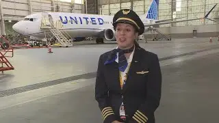 United Airlines hosts Girls in Aviation Day