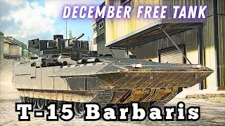 T-15 Barbaris Tanque Gratis M&ecirc;s Dezembro | MWT: Tank Battles 