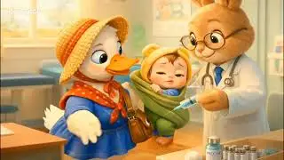 Parole| le canard Nounou emm&egrave;ne le b&eacute;b&eacute; chez le docteur | Chanson enfants &ndash; Partie 1 / lyrics