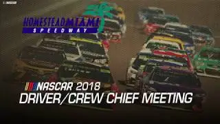 Watch: Driver meeting video for Homestead-Miami Speedway