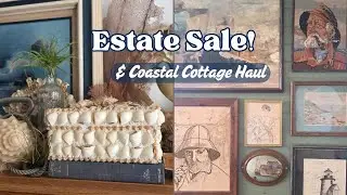Major Nautical Scores at This Seaside Estate Sale | Coastal Cottage Decor Haul