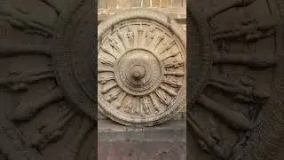 #Beautiful & Ancient Cosmic Chariot wheel with Adityas at Nageswaraswami Temple Kumbakonam #Heritage