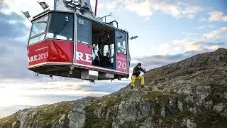 Ski lift Rope Swing, Åre Kabinbana - Behind the scene