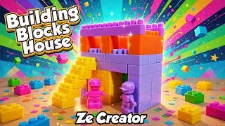 Satisfying Epic House from Building Blocks | Relaxing ASMR Creative Build