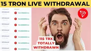 115 TRX Totally withdrawn | Best Tron Mining Site 2022 #trxminingfarm #tronmining #trxfreemining