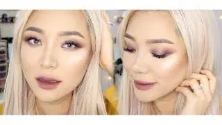 GRWM Anniversary Dinner | Muted Mauve Makeup