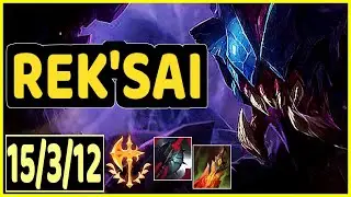 REK'SAI VS HECARIM - 15/3/12 KDA JUNGLE GAMEPLAY