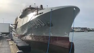 Belgian Navy launches 1st Mine Hunter Ship 'M940 BNS Oostende' in Concarneau