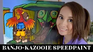 Banjo-Kazooie SPIRAL MOUNTAIN - Speedpaint / Timelapse Painting