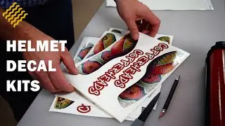 Print, Laminate, and Cut, Lacrosse Helmet Decal Kits