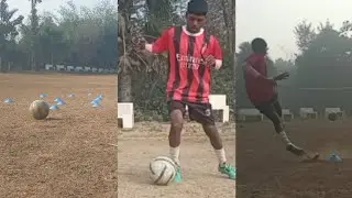 Football#practice and ball control 🎛️ football skill bay 4 ,🦵