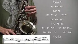 Sir Duke  - Alto Sax Tutorial