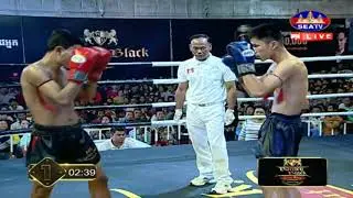 Khmer Boxing, Him Serey vs Thai, Phatek, 4 2 2018, Kun Khmer vs Muay Thai, Seatv Boxing