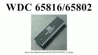 WDC 65816/65802