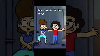 Dance to get in da club! #animation #cartoon #Trestletown