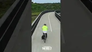 DJI NEO 2  Bike Tracking Test #dji #neo2  #camera#actioncamera #drone