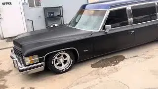 Dead sled 1974 Cadillac hearse