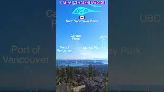 North Vancouver Views of British Columbia 🇨🇦🏙 #4k #shorts #relaxing