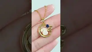 Cute Bunny Necklace. #animaljewelry #jewelry #giftforher #jewelrybusiness