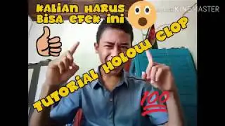Tutorial efek holow clop keren