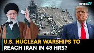 U.S. Nuclear Warships To Reach Iran In 48 Hrs? Iran-Israel War| Iran Protest