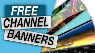 YouTube Channel Banner Template FREE DOWNLOAD