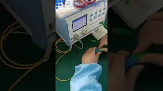 FTTH Mini Type PLC Splitter test process from china factory.