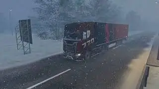 Karlı Yollar Devam Ediyor! | ETS 2 Kış Seferi #2