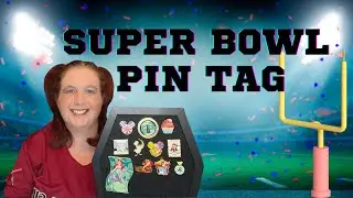Super Bowl Pin Tag Created by Magical Disney Pals - TOUCHDOWN! -That is a spots thing right?