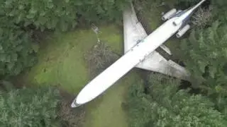 Aerial Drone Video | Boeing 727 Airplane Home