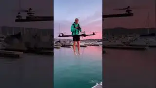 This DIY Drone Just Lifted a Human. INSANE Footage!😮 #drone #dronelife #shorts