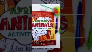 African Animals Activity Book For Kids