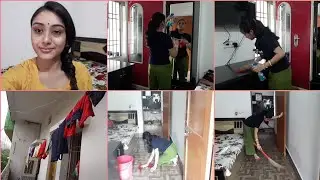 Daily house cleaning routine | Indian cleaning vlog | without maid | desi cleaning vlog