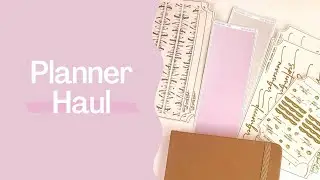 Archer & Olive  and Papertrail Plans Haul | Krystal Klear Ideas